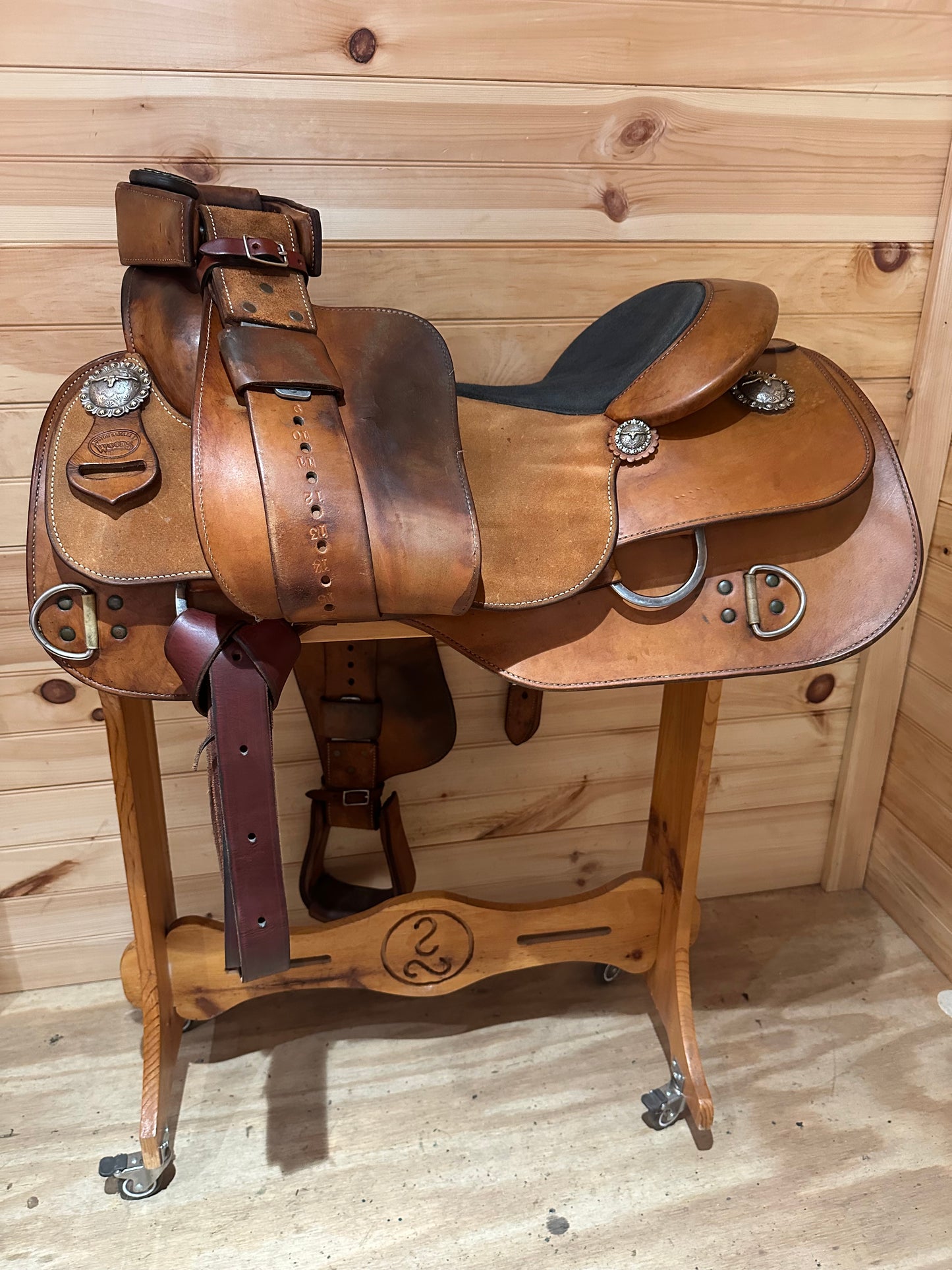 17” Woods’ Custom Western Work Training Saddle