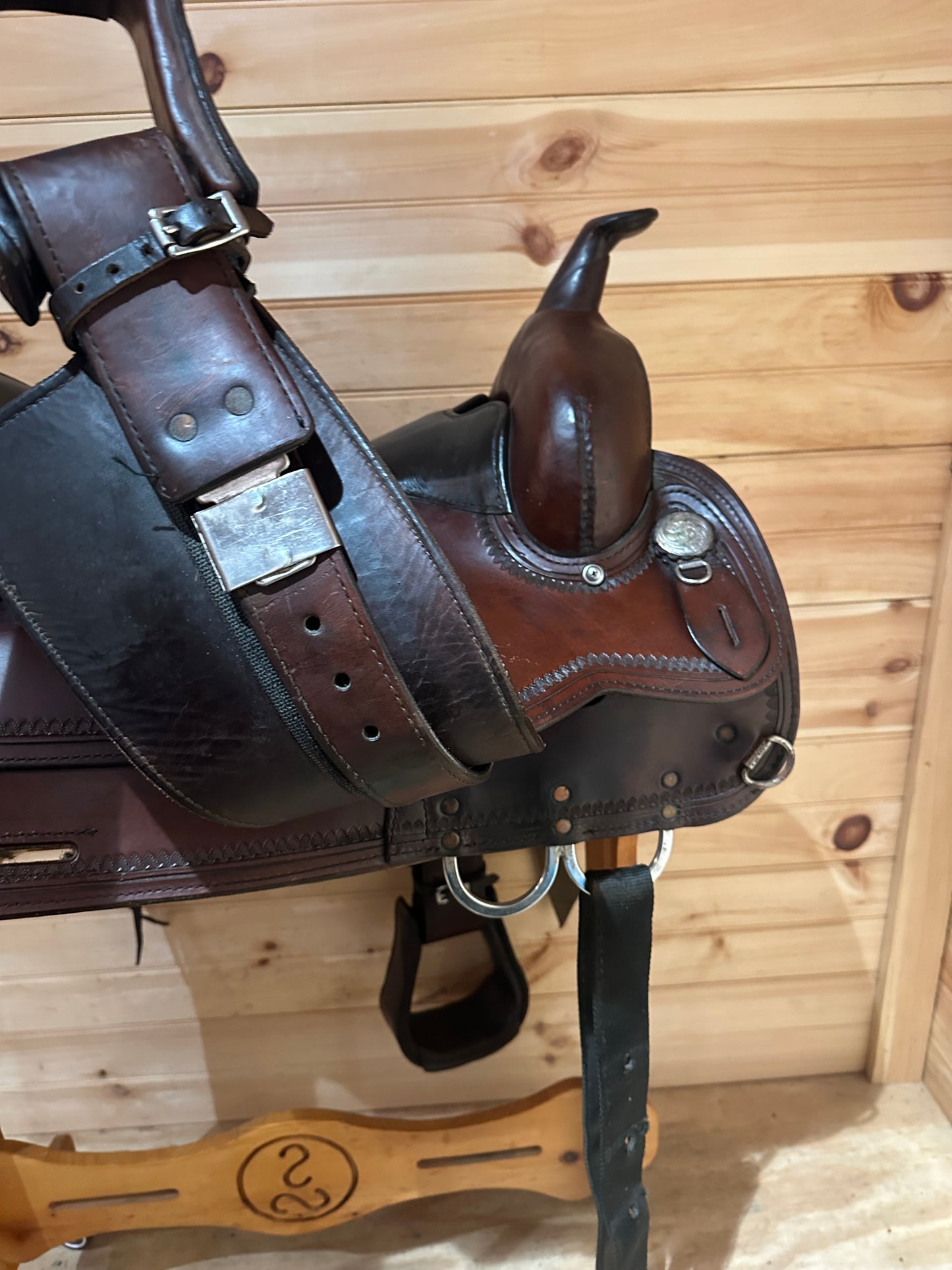 17” Circle Y Topeka Flex-Lite Western Trail Saddle Model 1551