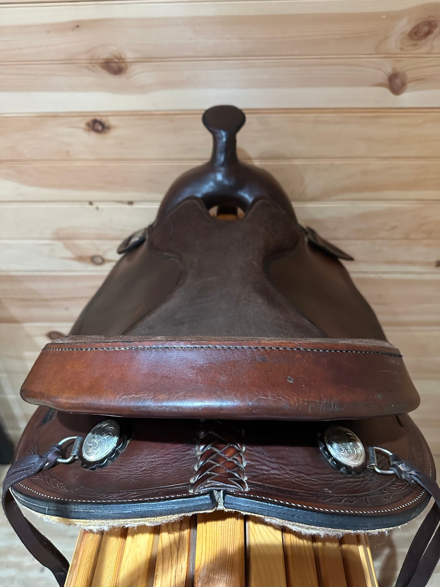 16” Big Horn Haflinger Western Trail Saddle Model 1579