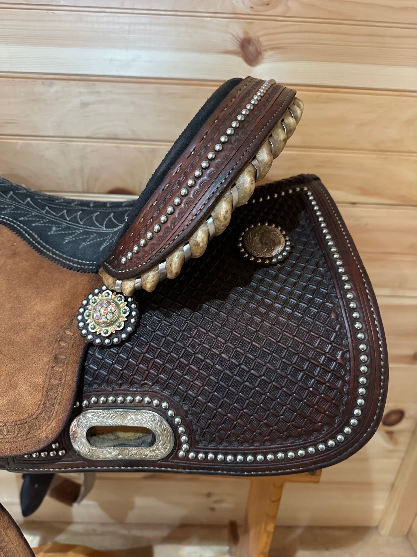 15” Billy Cook Maker Sulphur, OK Barrel Racing Saddle Model 1530