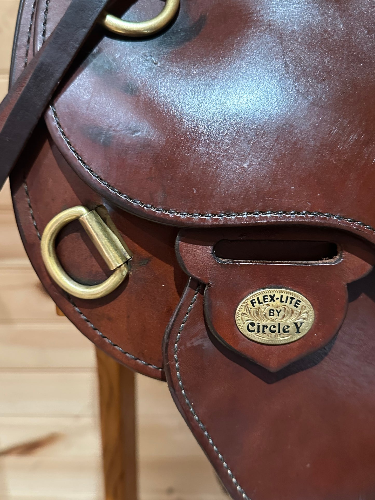 15” Circle Y Flex-Lite Western Trail Saddle Model 1650