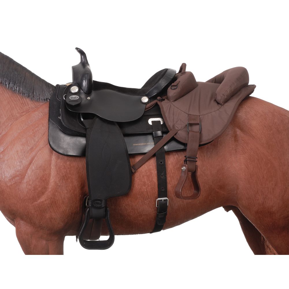 Tough1 Ride-Behind Tandem Saddle for Western Saddle