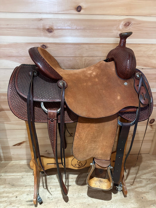 16” Diamond K Saddlery Ranch Roper Western Saddle