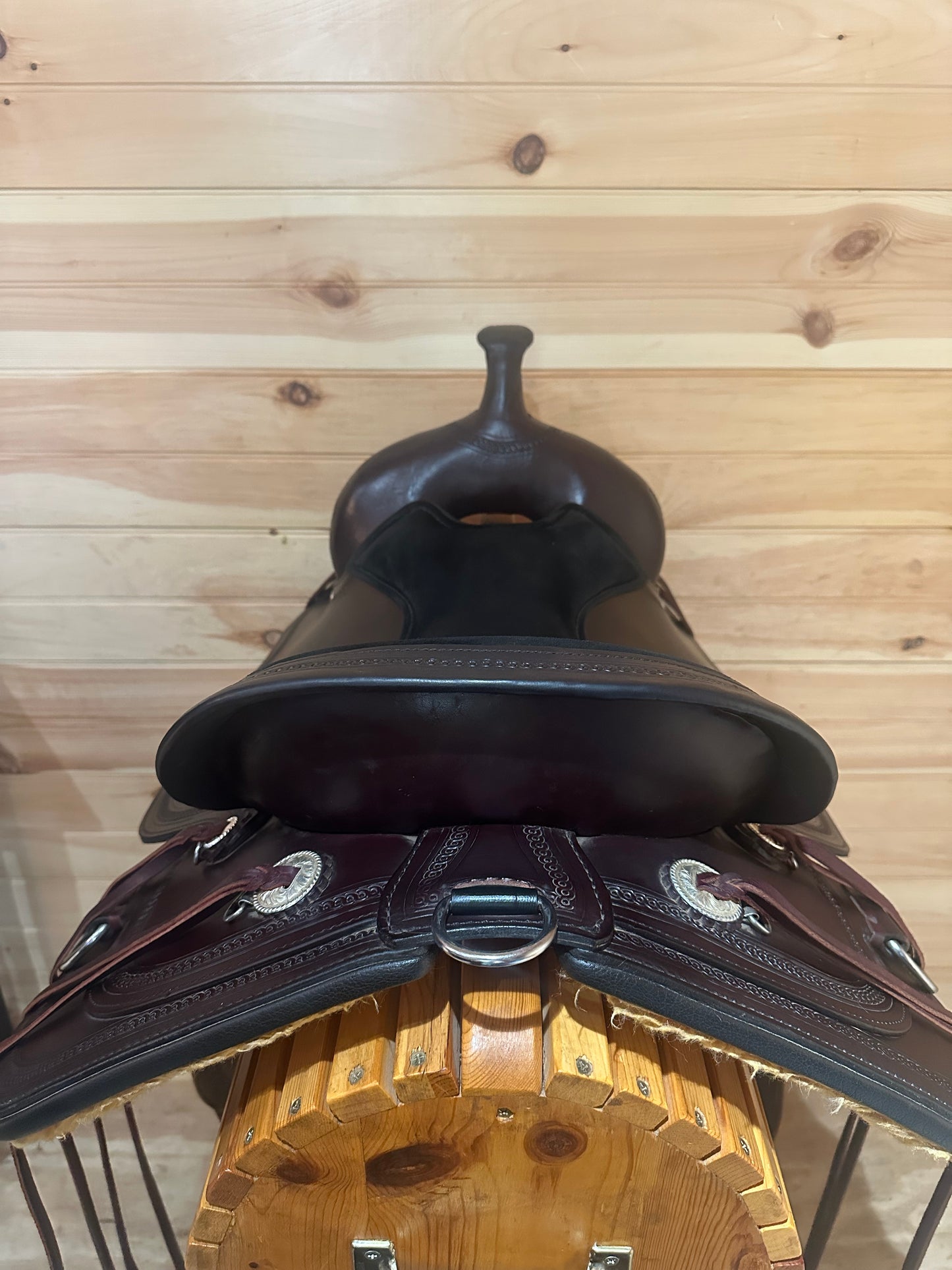 16” Circle Y Pioneer Flex2 Western Trail Saddle Model 1665 (2023)