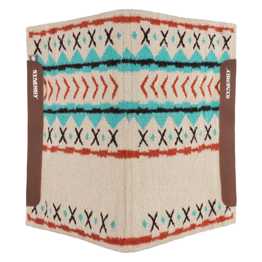 Synergy Flex Contour Performance Saddle Pad, Mojave, 33”x38” Merino Wool Fleece