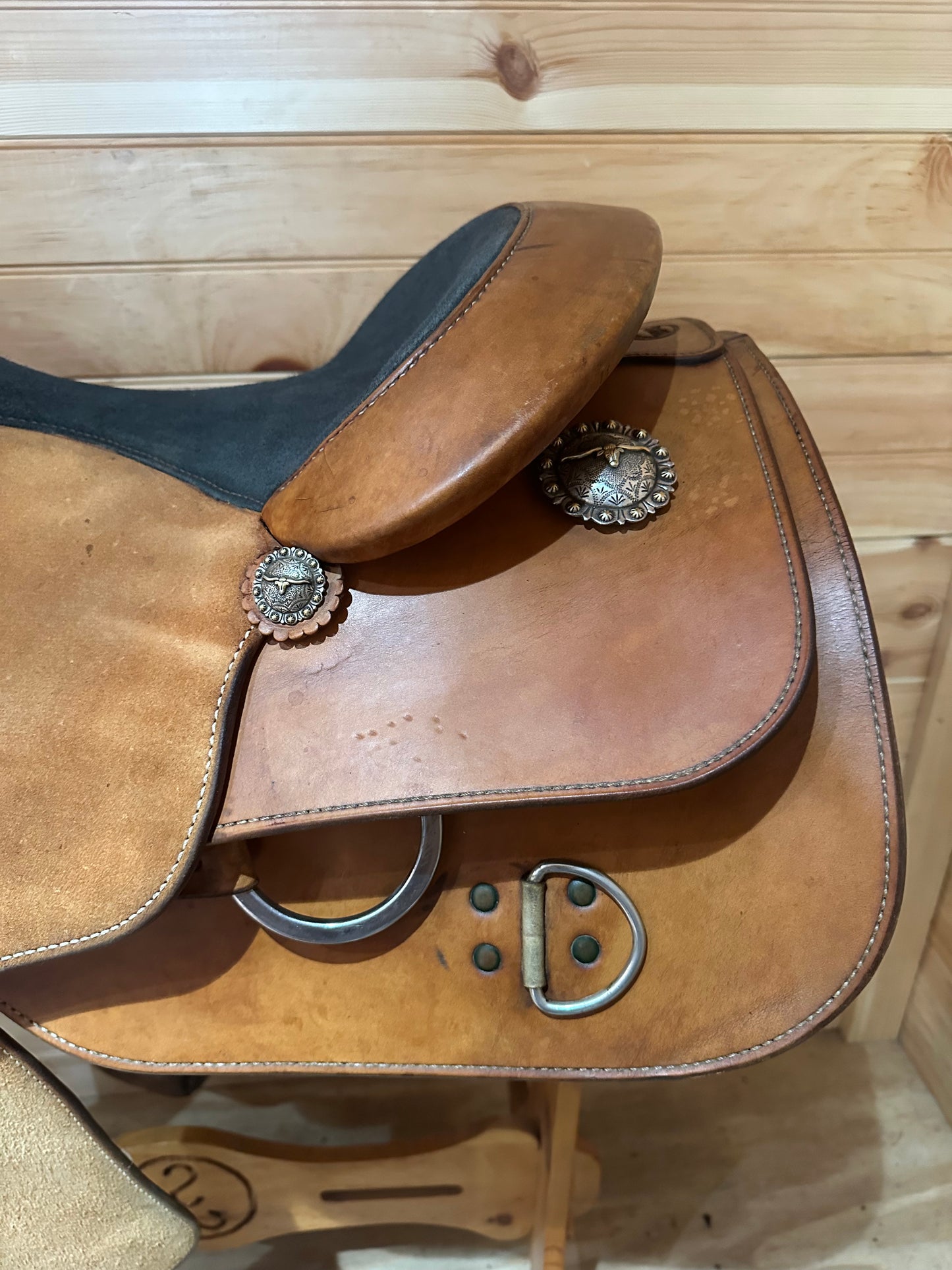 17” Woods’ Custom Western Work Training Saddle