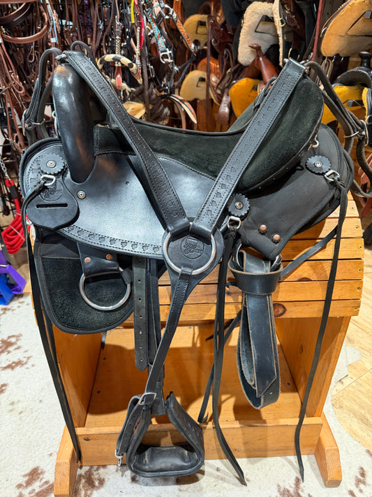 16” Imus 4-Beat Elite Gaited Endurance Trail Saddle & Breastcollar
