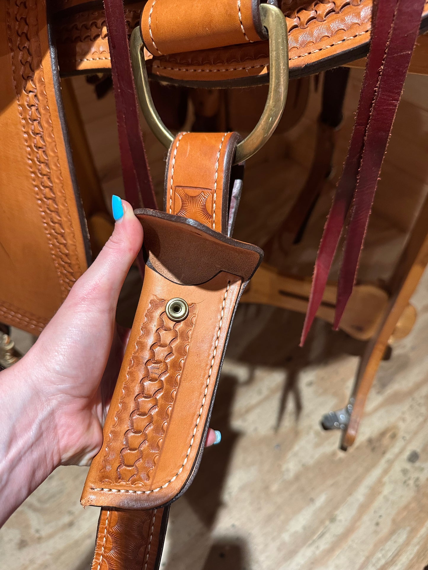 16” American Saddlery Mastercraft Wade Roper Western Saddle Model 122
