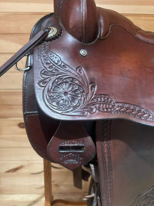 17.5” Tucker Ranch Hand Western Trail Saddle Model 250