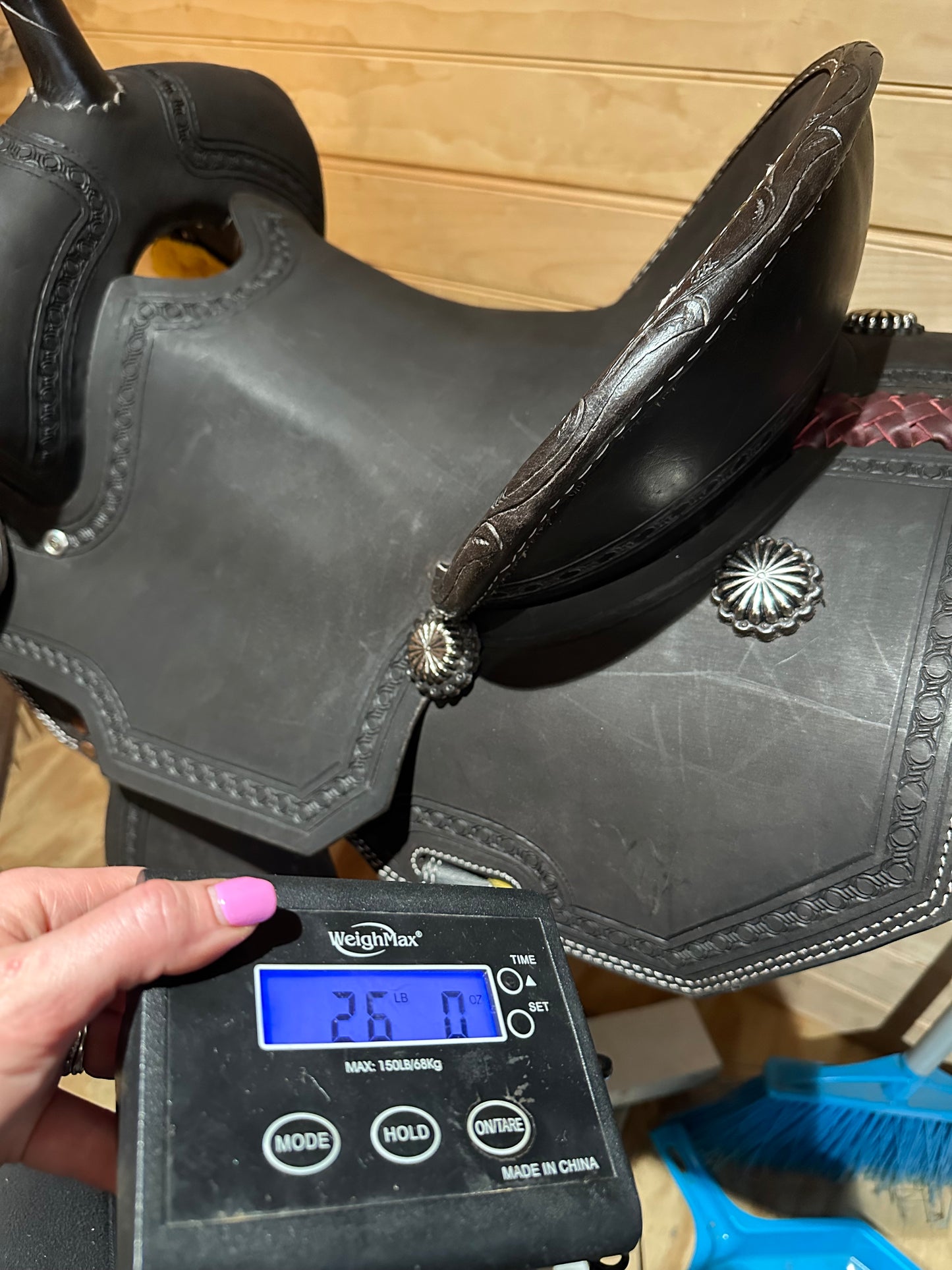 Silver Royal Brownsville Barrel Saddle