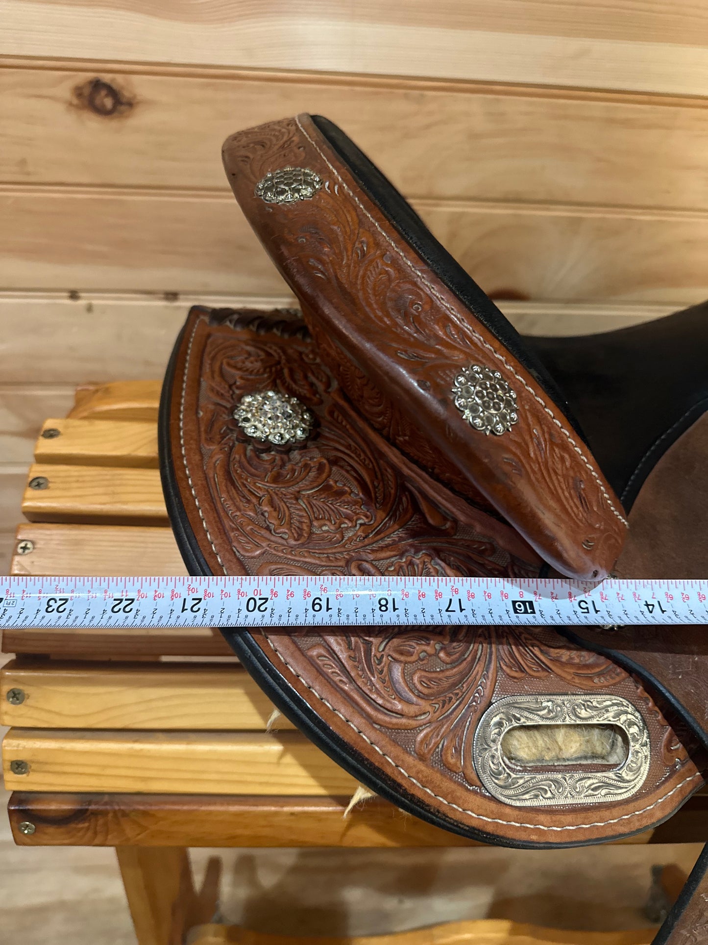 13.5” Circle Y Flex2 Kelly Kaminski Blaze Barrel Racing Saddle Model 1528