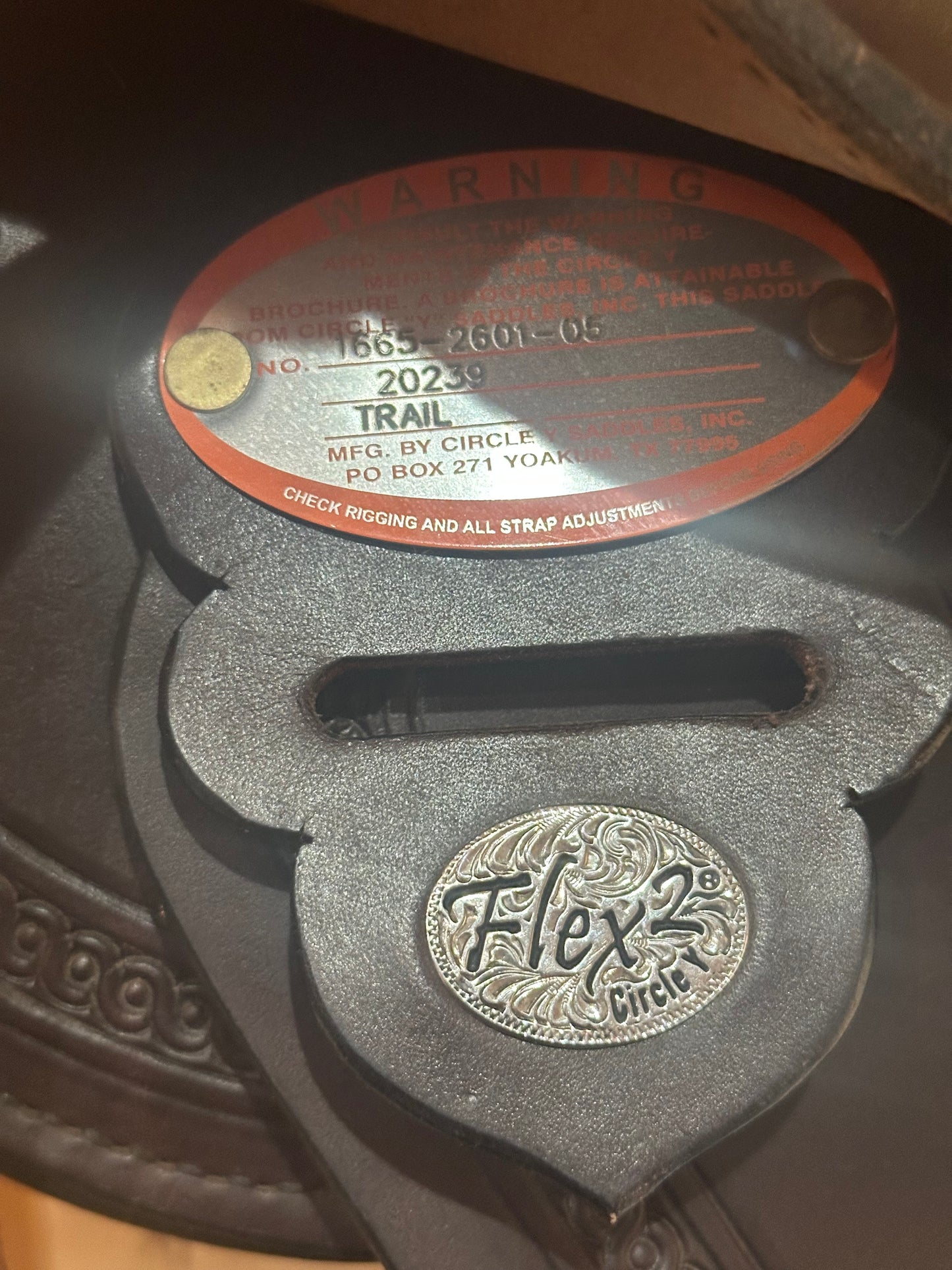 16” Circle Y Pioneer Flex2 Western Trail Saddle Model 1665 (2023)