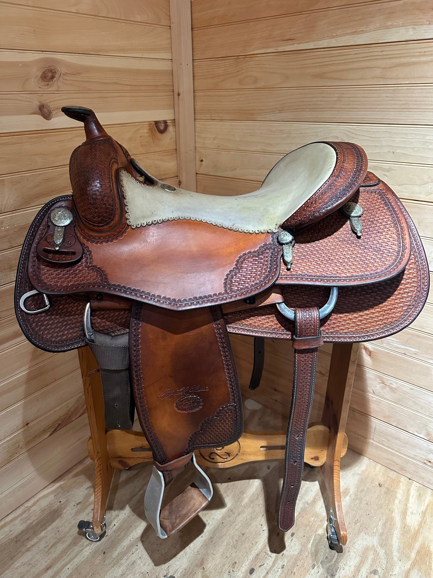 17” Billy Cook Maker Sulphur OK Reiner Western Saddle Model 6005
