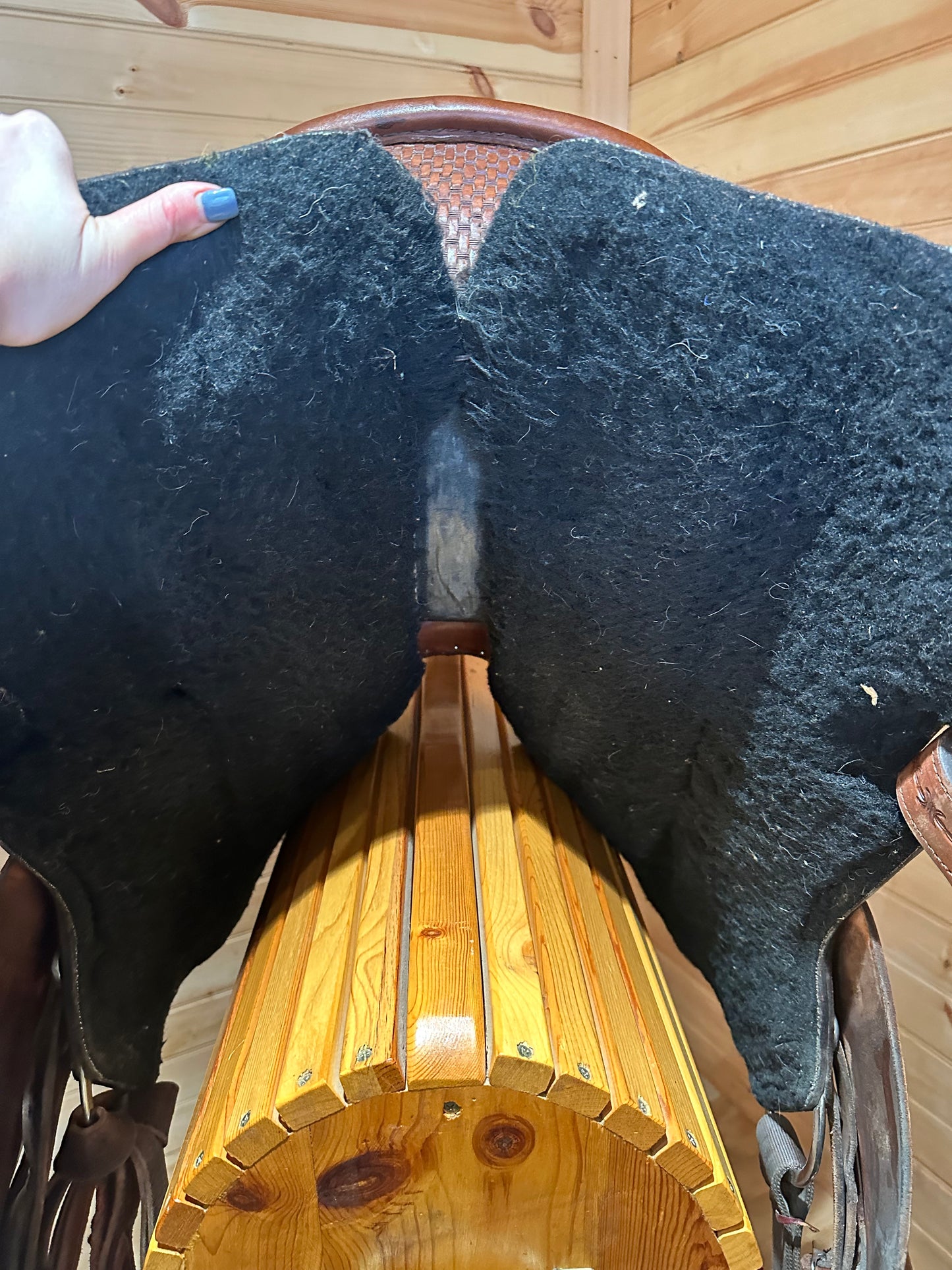 14.5” Dale Chavez Barrel Racing Western Saddle