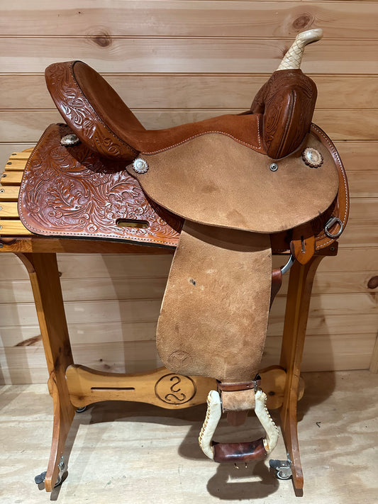 15” Circle Y Proven Barrel Racing Western Saddle Model 3649