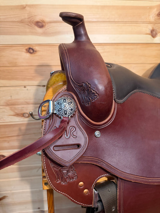 15.5” RW Bowman Will Rogers Model Western Trail Saddle