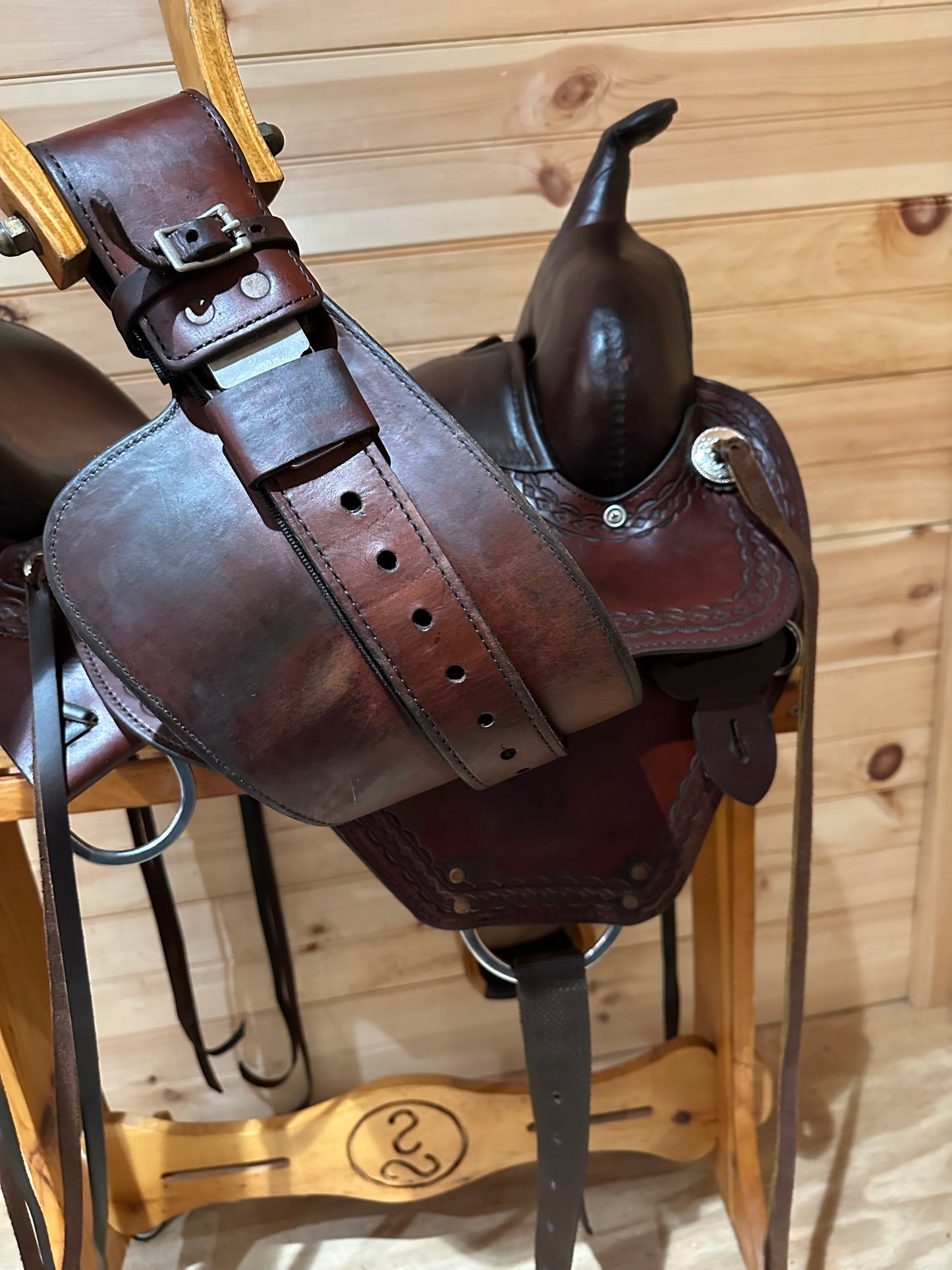 16” Circle Y Flagstaff Flex-Lite Western Trail Saddle Model 1571