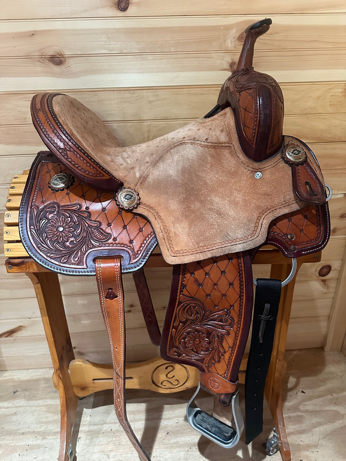 14” Cloverleaf Saddle Co. Barrel Racing Saddle