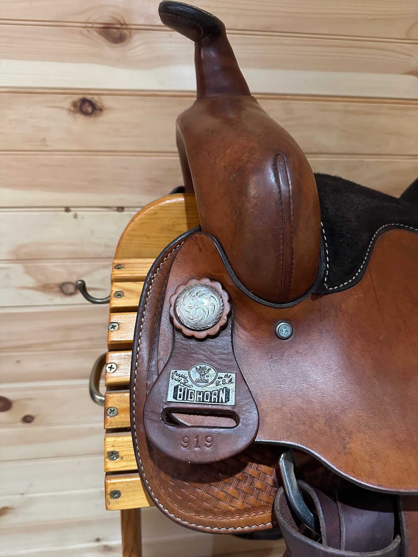15” Big Horn Western Barrel Racing Saddle Model 919