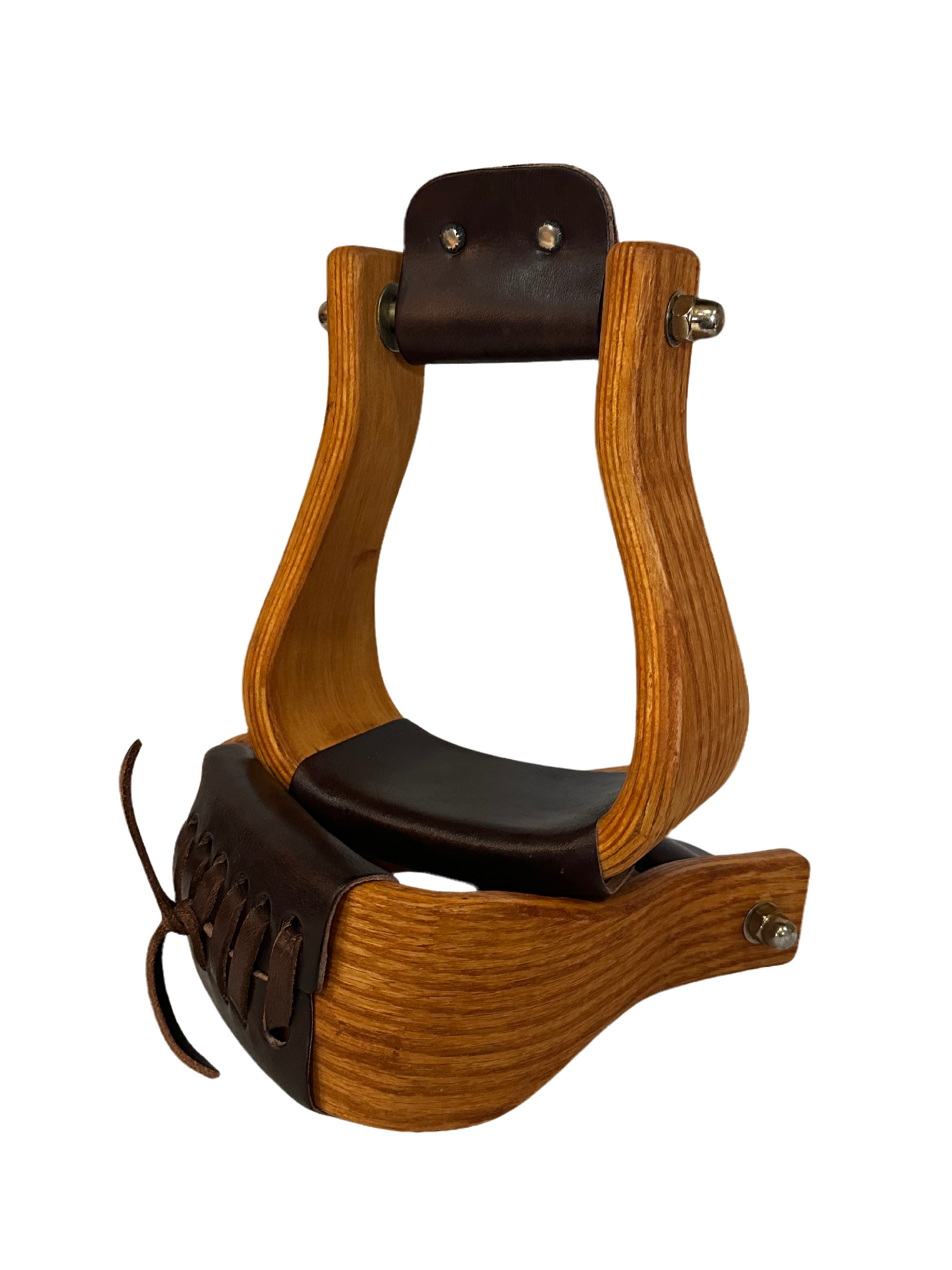Honey Wood 3” Western Stirrups, Pair
