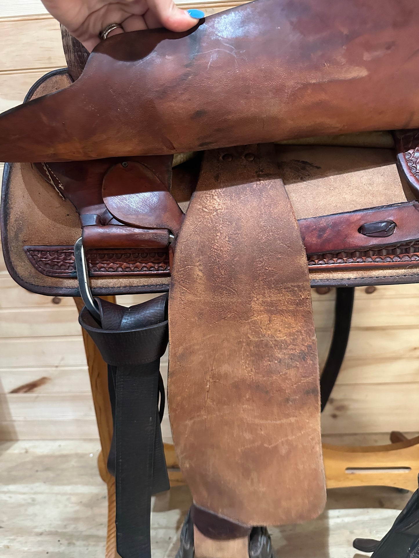 16.5” Billy Cook Cutter Western Saddle Model 432