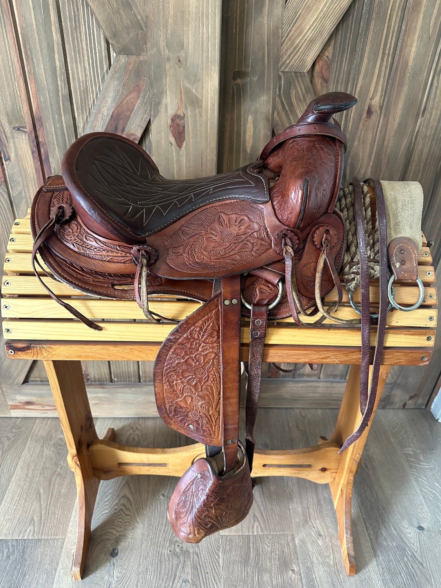12” Big Horn Children’s Pony Western Saddle (PACKAGE)