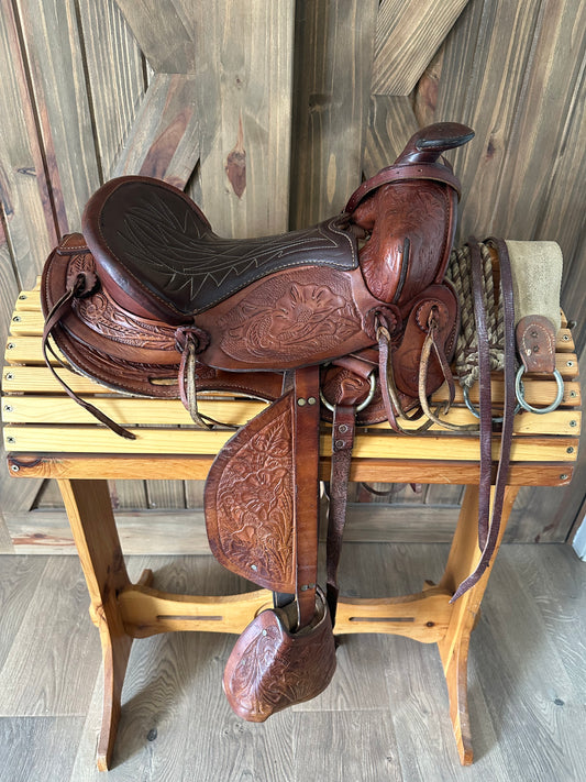 12” Big Horn Children’s Pony Western Saddle (PACKAGE)