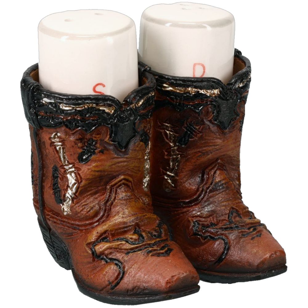 Cowboy Boots Salt and Pepper Shaker Set