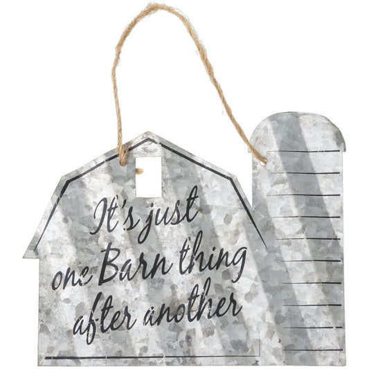 Corrugated Metal Barn Sign 5"