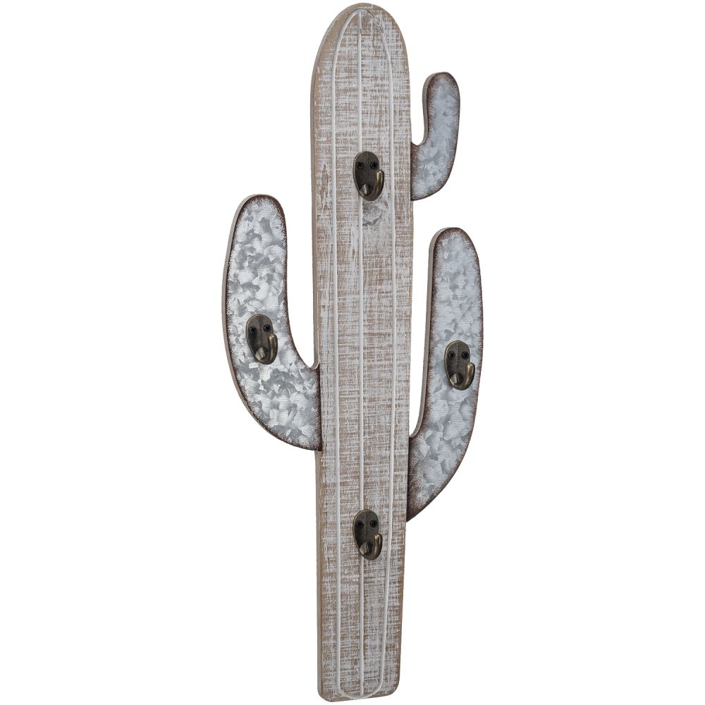 White Wash Cactus Hook - Medium