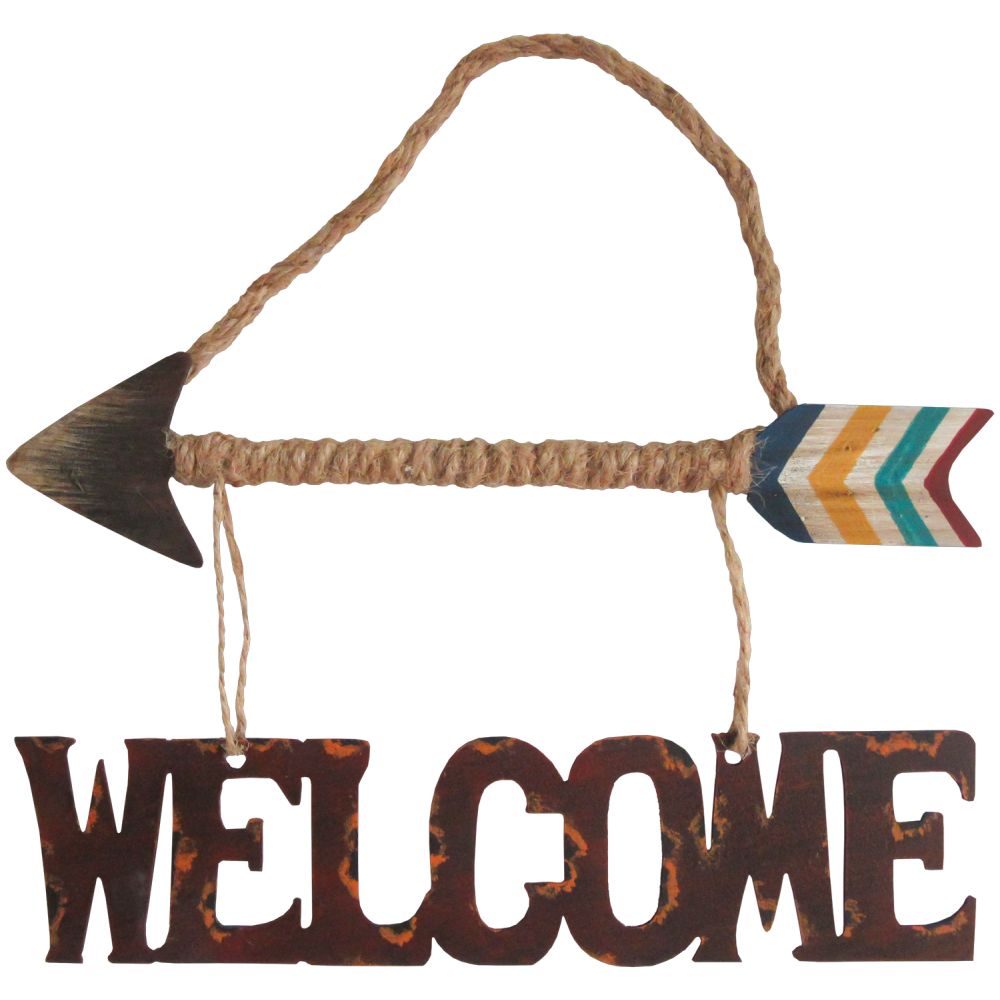 Arrow Welcome Sign