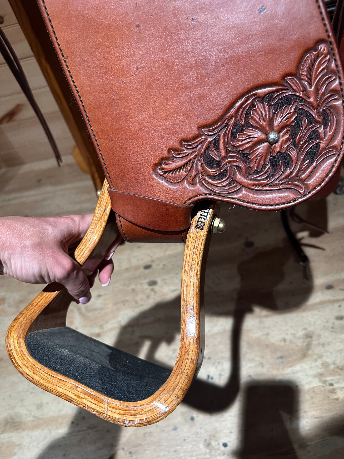 15” Pikes Peak Saddlery Custom Bob Brenner Western Trail Saddle