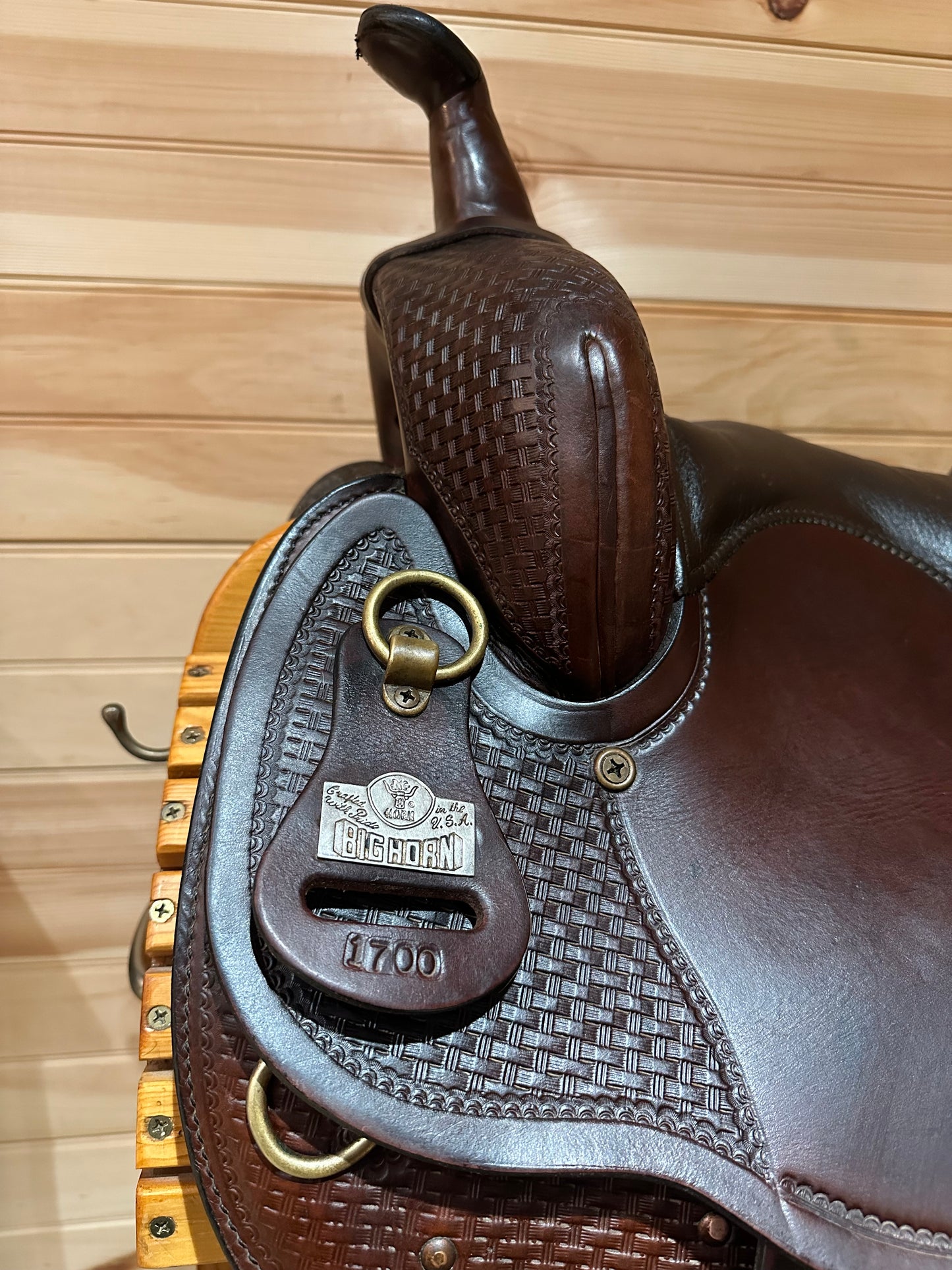 17” Big Horn Tennessee Walking Horse Trail Saddle Model 1700