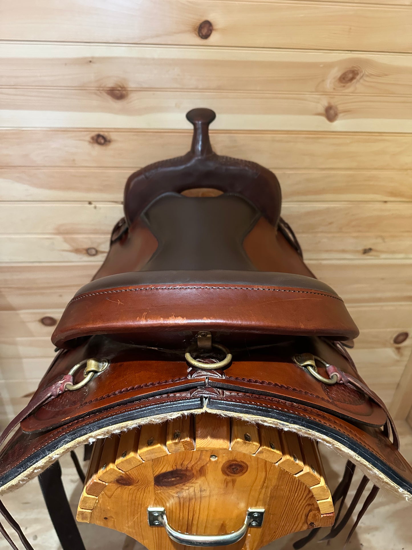 17.5” Big Horn Draft Western Saddle Model 1683