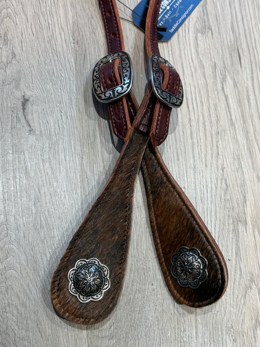 Jeremiah Watt Cowhide One Ear Headstall– Premium Amish Leather by Spur Creek Tack