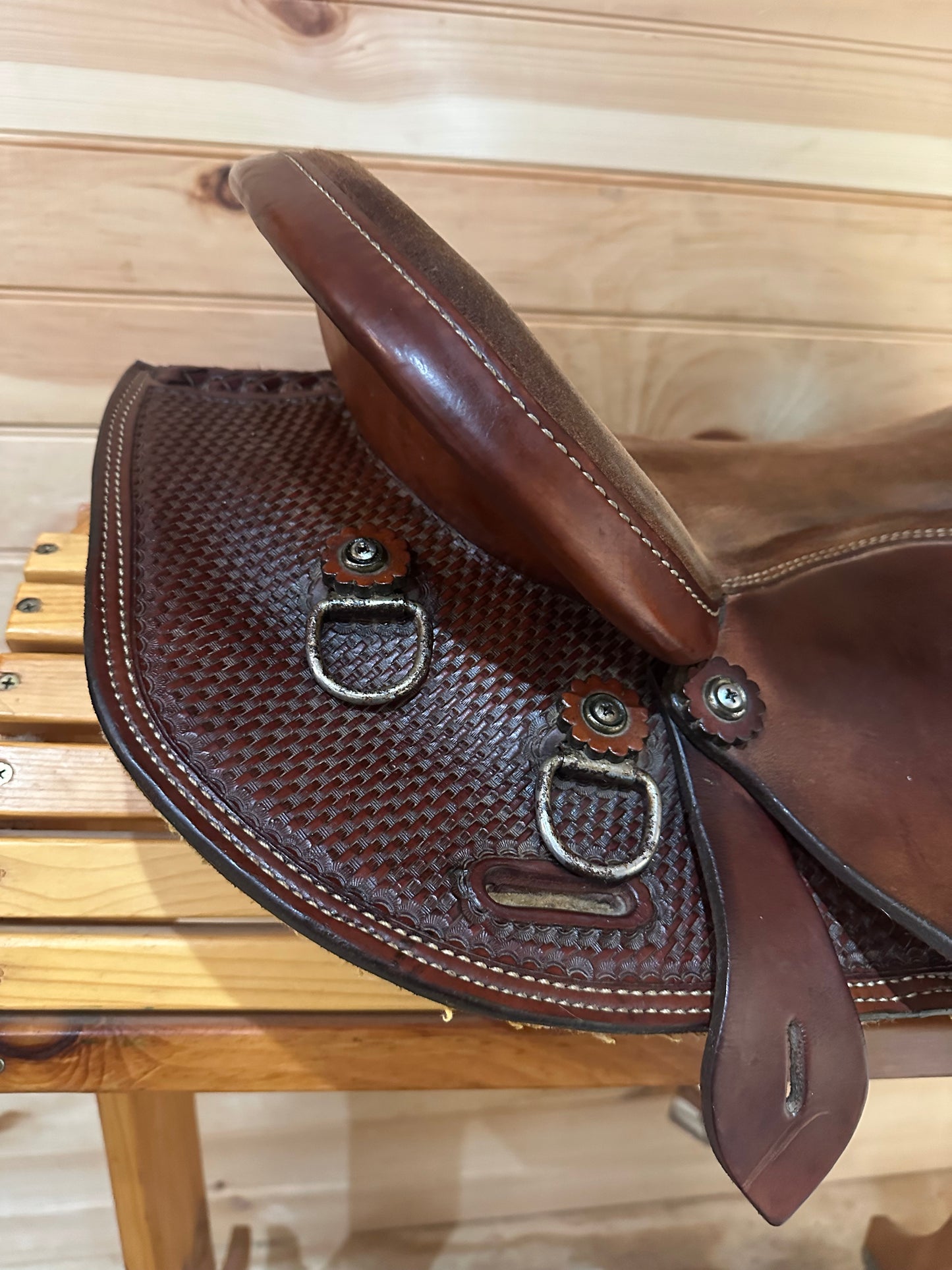 15” MCS Guy McLean Cattleman Aussie Stock Saddle