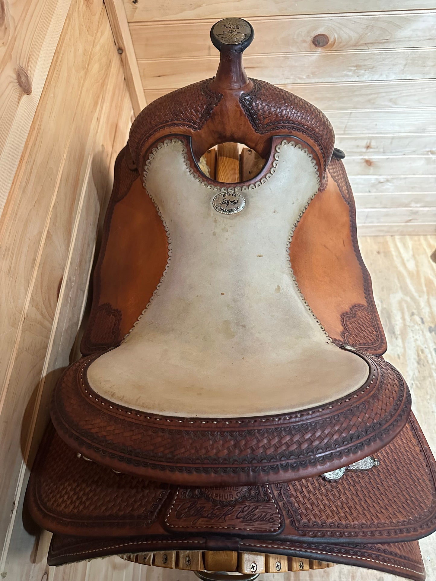 17” Billy Cook Maker Sulphur OK Reiner Western Saddle Model 6005