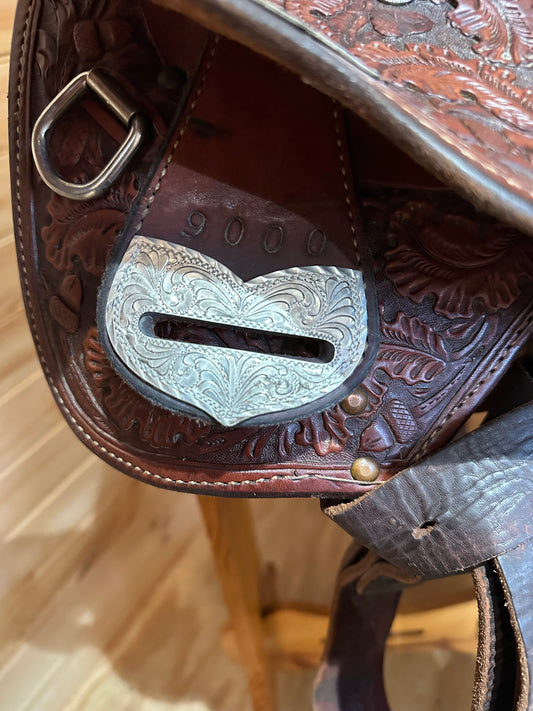 16” Billy Cook Maker Sulphur OK Equitation Show Saddle Model 9000
