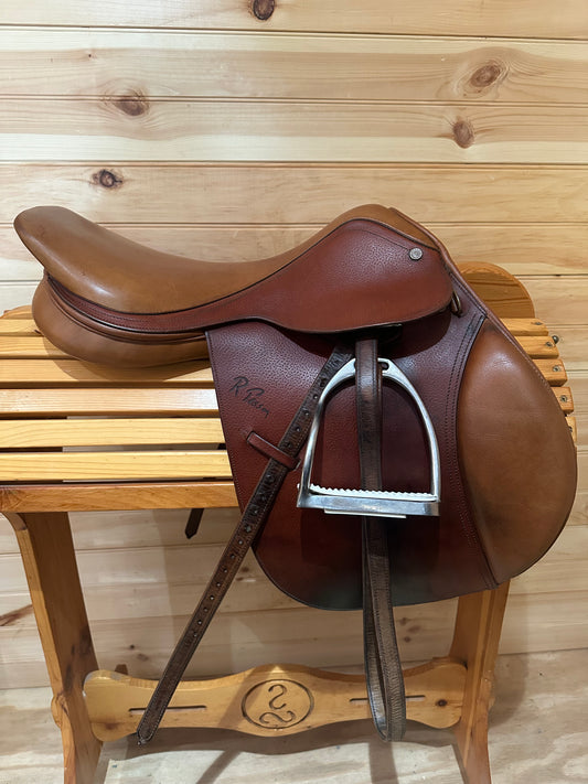 17” Pessoa Close Contact Jumping Saddle