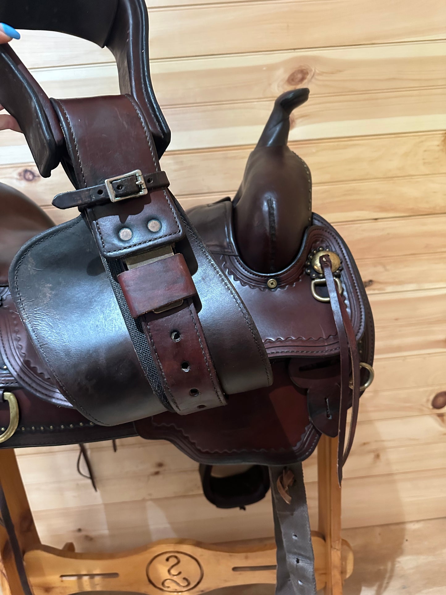 17” Circle Y Shawnee Flex-Lite Western Trail Saddle Model 1653