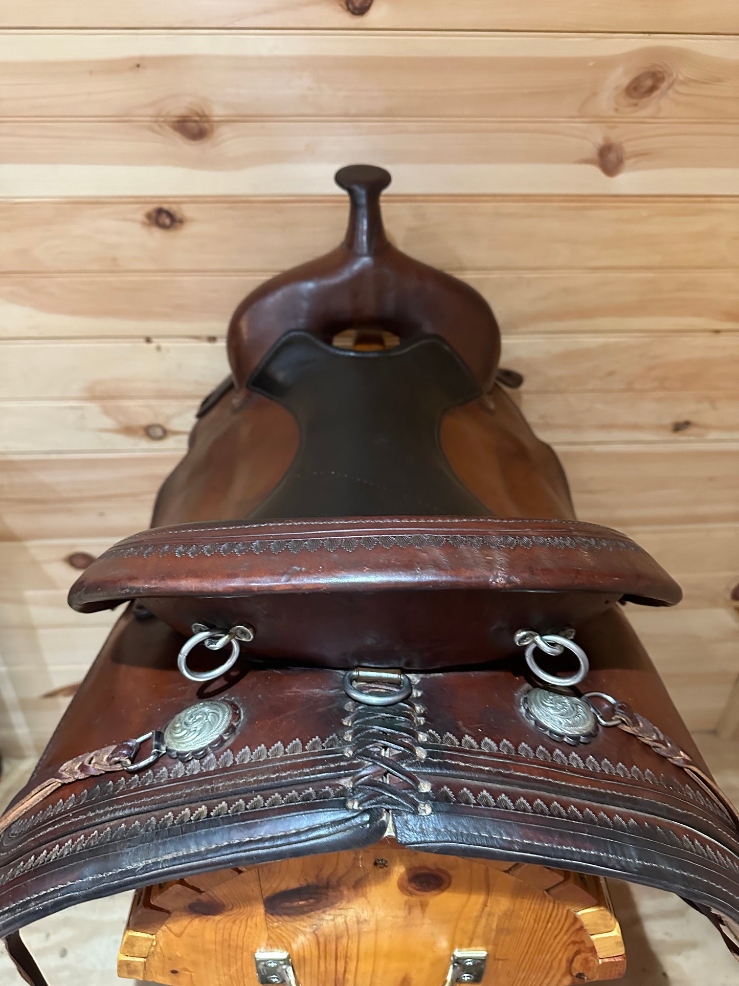 17” Circle Y Topeka Flex-Lite Western Trail Saddle Model 1551