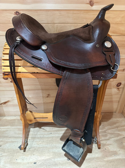 16” Big Horn Haflinger Western Trail Saddle Model 1579