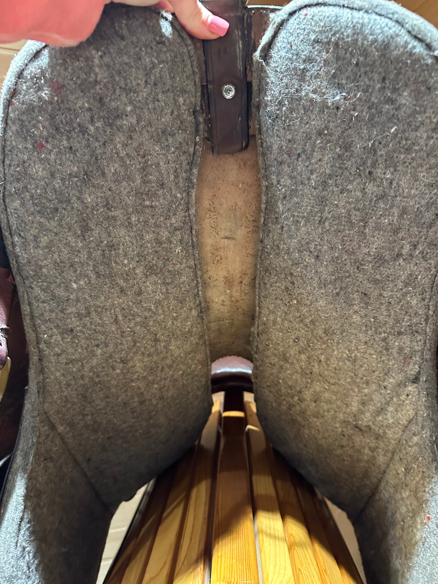17.5” Tucker Saddlery Cheyenne Western Trail Saddle Model 157