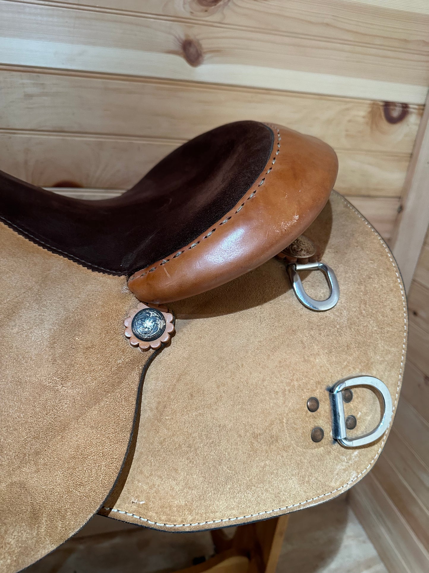15.5” Circle Y Western Work Training Saddle Model 1440
