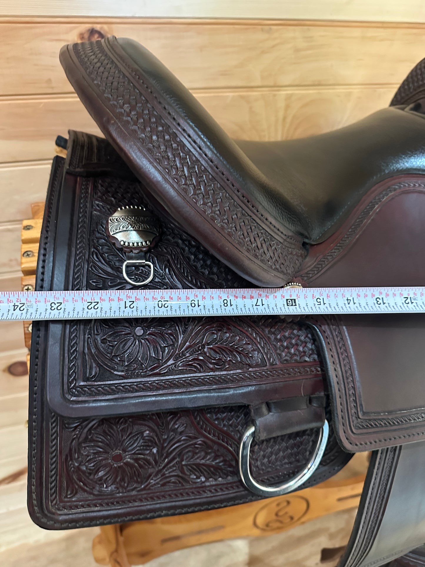 15” Stagecoach West Trail Classic Square Western Saddle Circle Y Model 110 (2024 Year)