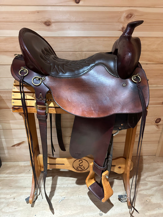 17.5” Tucker High Plains Western Trail Saddle Model 260