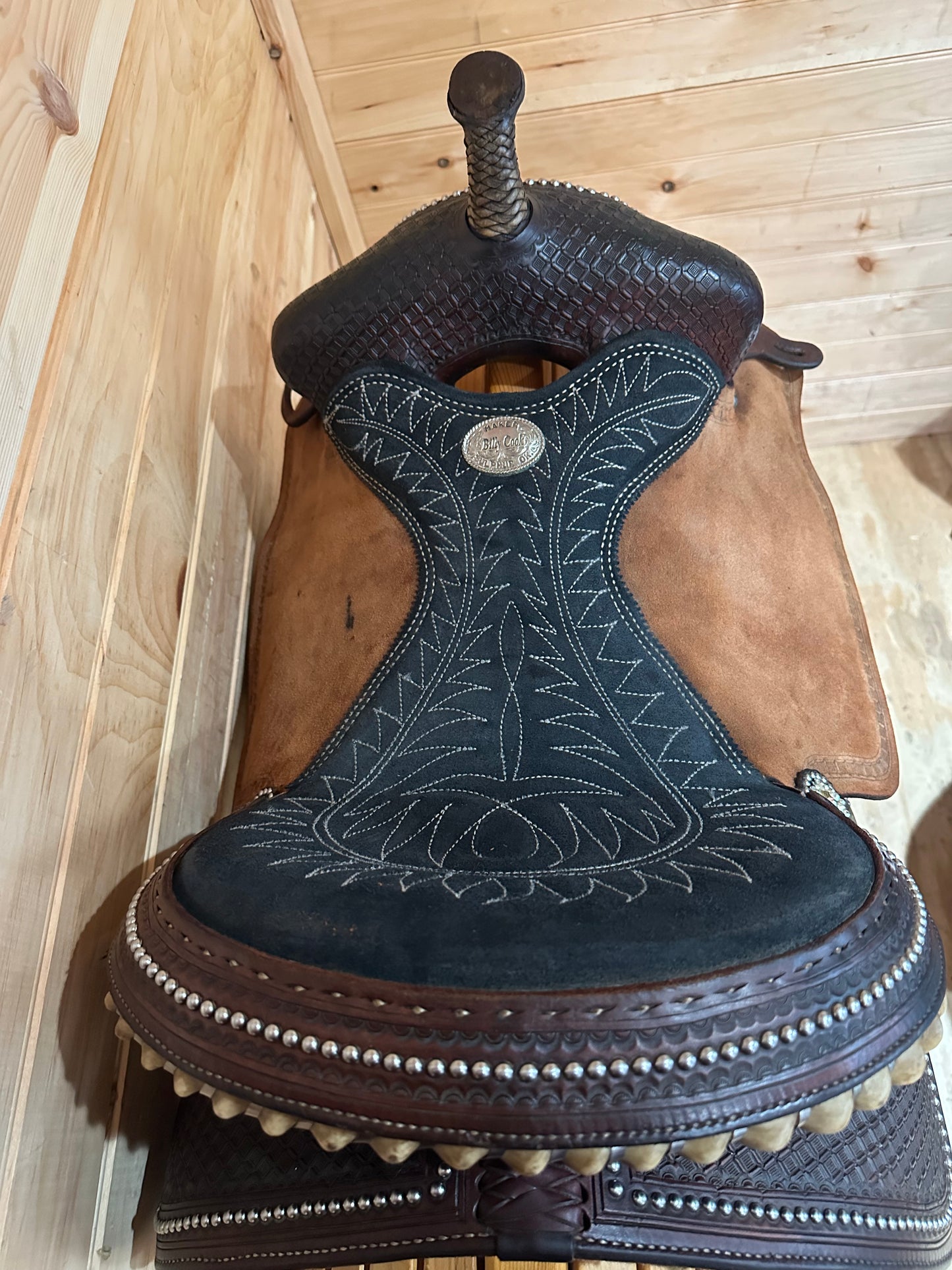 15” Billy Cook Maker Sulphur, OK Barrel Racing Saddle Model 1530