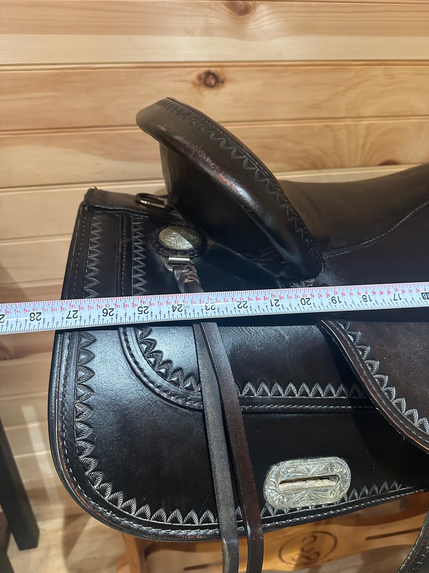17” Tex Tan Hereford Tex-Flex Western Trail Saddle Model 08TF402B7