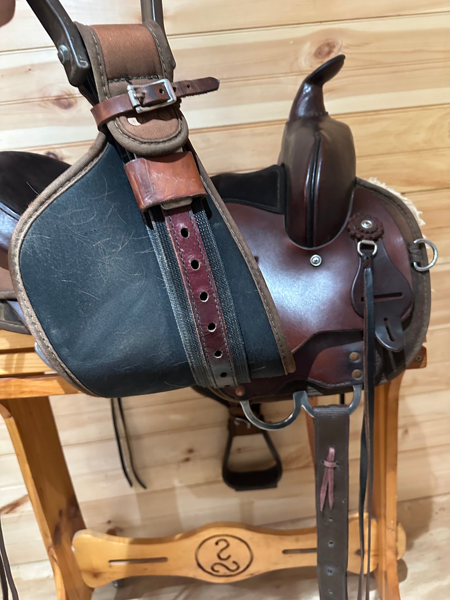 17” Circle Y High Horse El Campo Gaited Western Trail Saddle Model 6970
