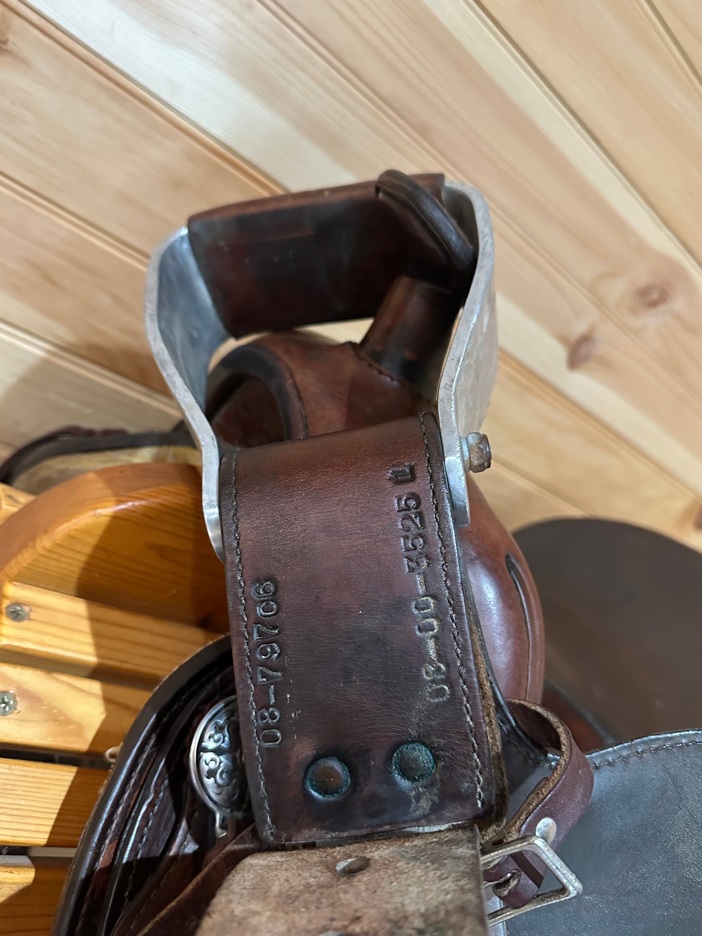 16” Tex Tan Hereford Round Skirt Western Trail Saddle Model 08-797C6